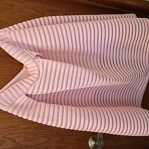 Womens midcalf pink full skirt